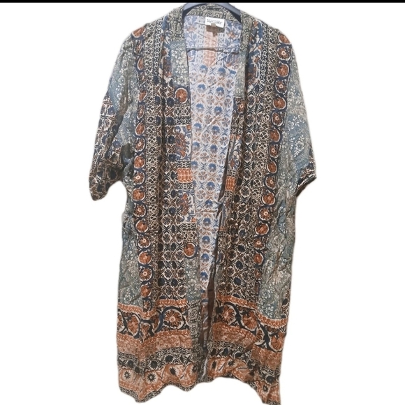 Signal Other - Kimono Duster Pants Set Women's Size:XXL BRAND NEW 2 PIECE Bohemian